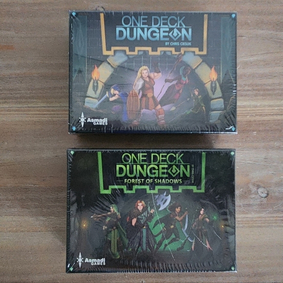 One Deck Dungeon Card Game – 2 Box Set – NWT – Black & Green Editions 🏰🎲 - Picture 1 of 14